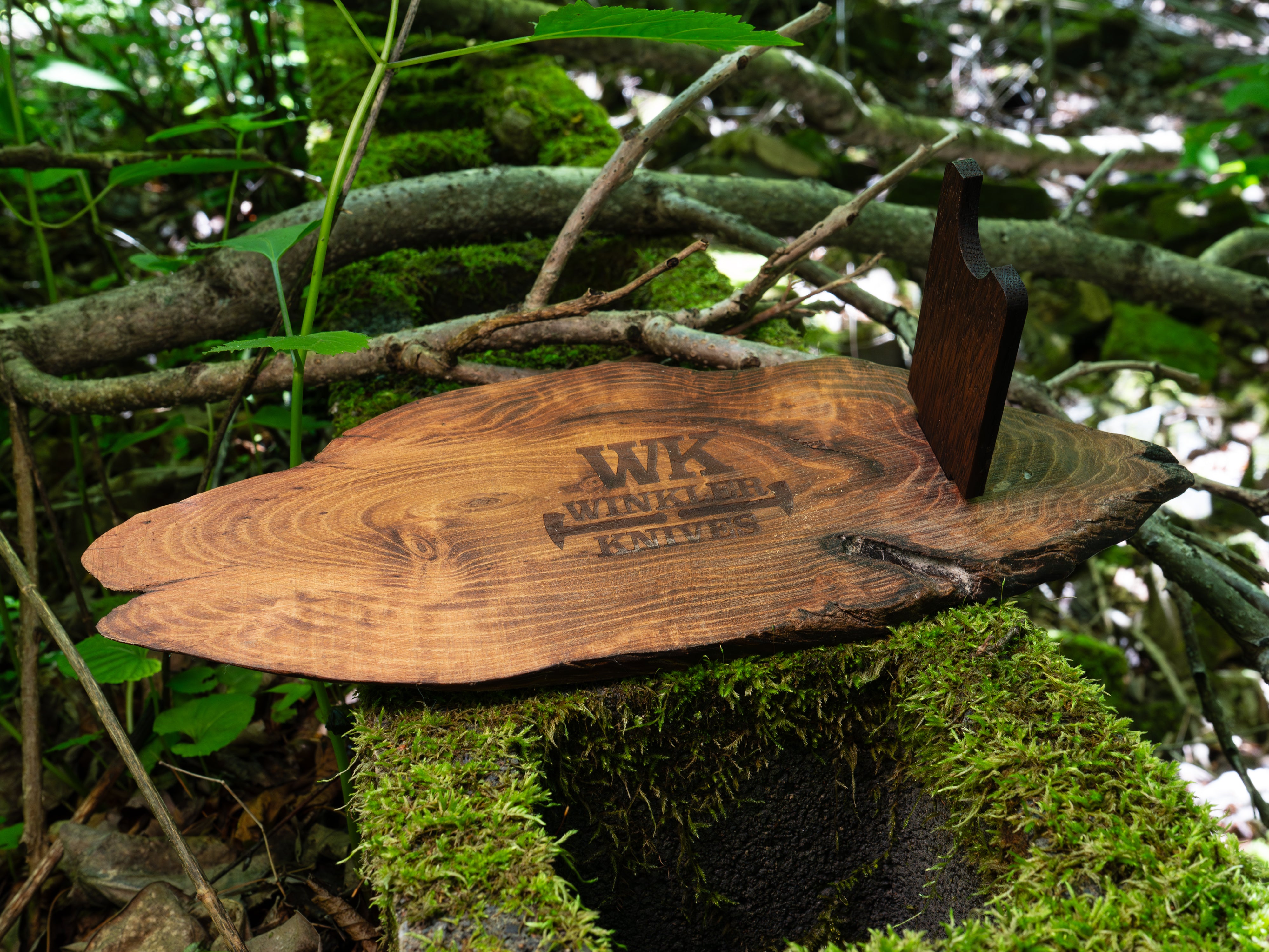 WK Premium Live Edge Axe Stand