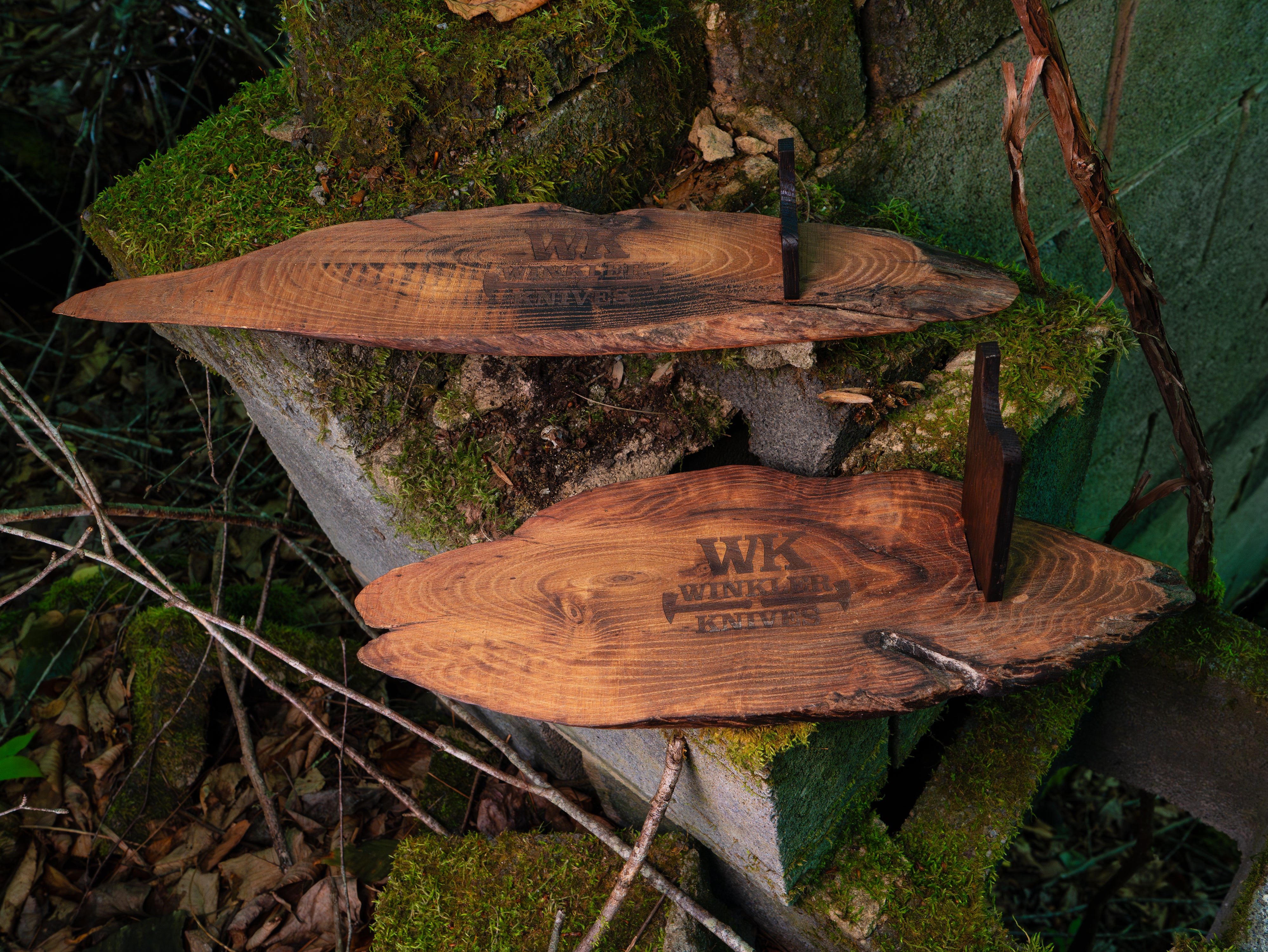 WK Premium Live Edge Axe Stand