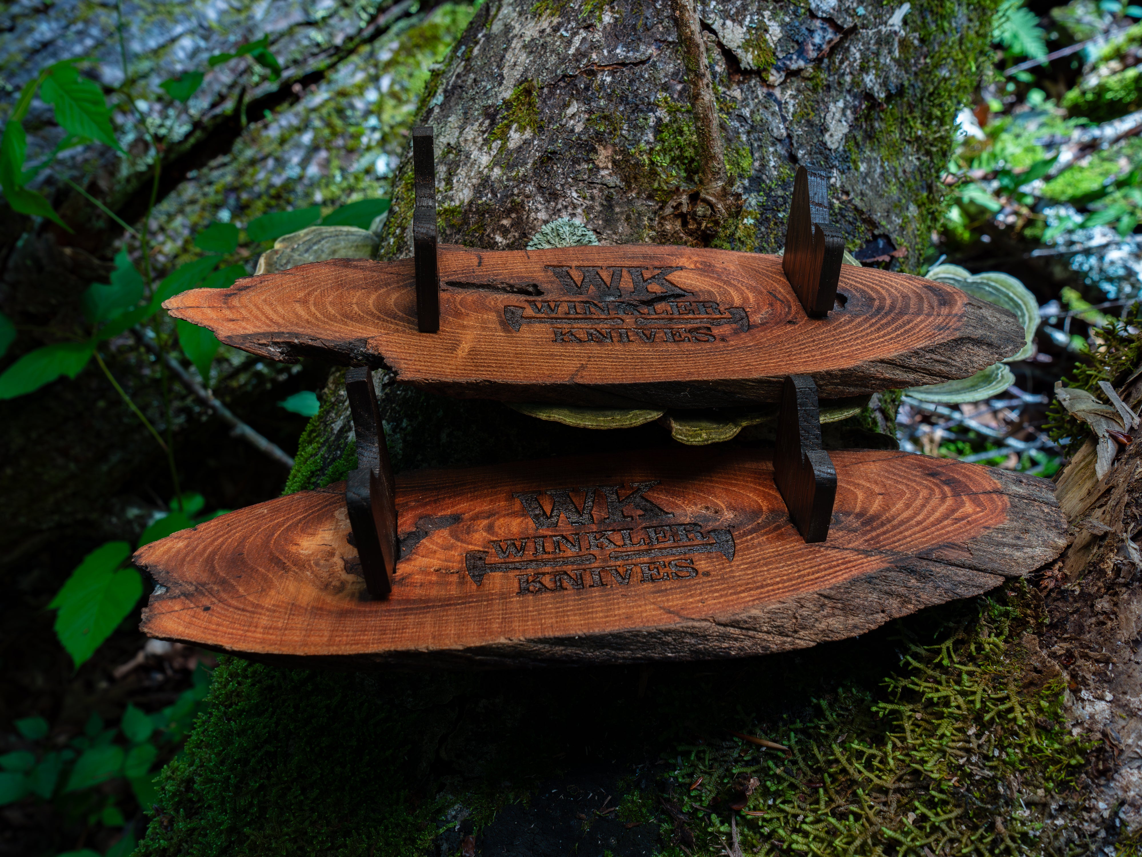 WK Premium Live Edge Knife Stand